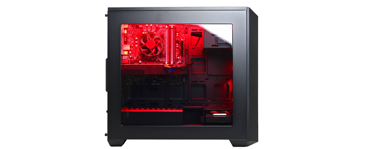 CYBERPOWER PC Gamer GXiVR8060A2 side panel