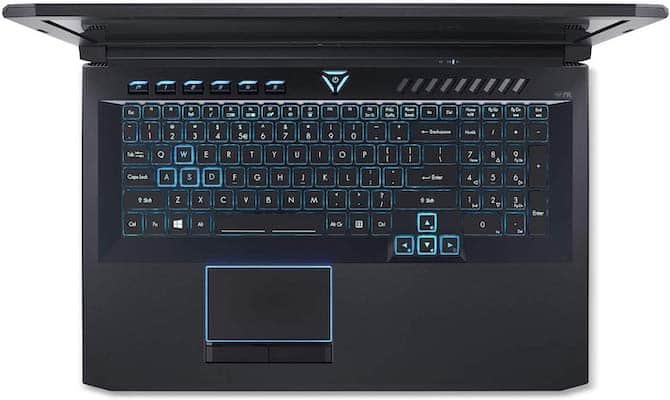 Acer Predator Helios 500 PH517-61-R0GX keyboard