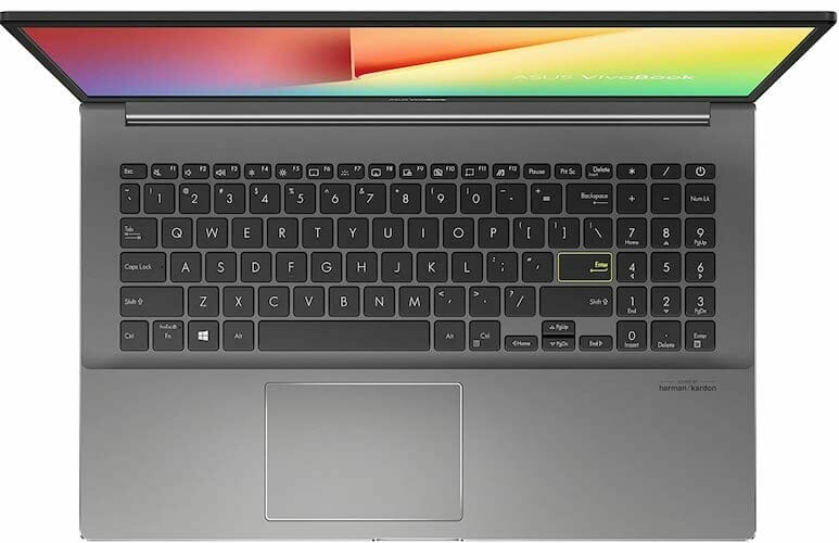 Asus VivoBook S433FA-DS51 keyboard